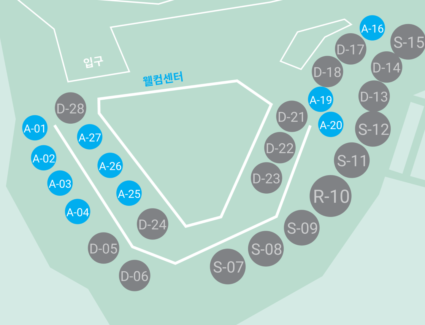 캠프통아일랜드 럭스캠프A 안내도