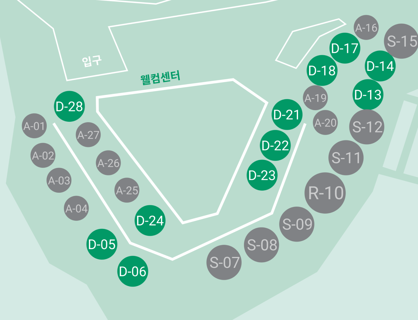 캠프통아일랜드 럭스캠프D 안내도